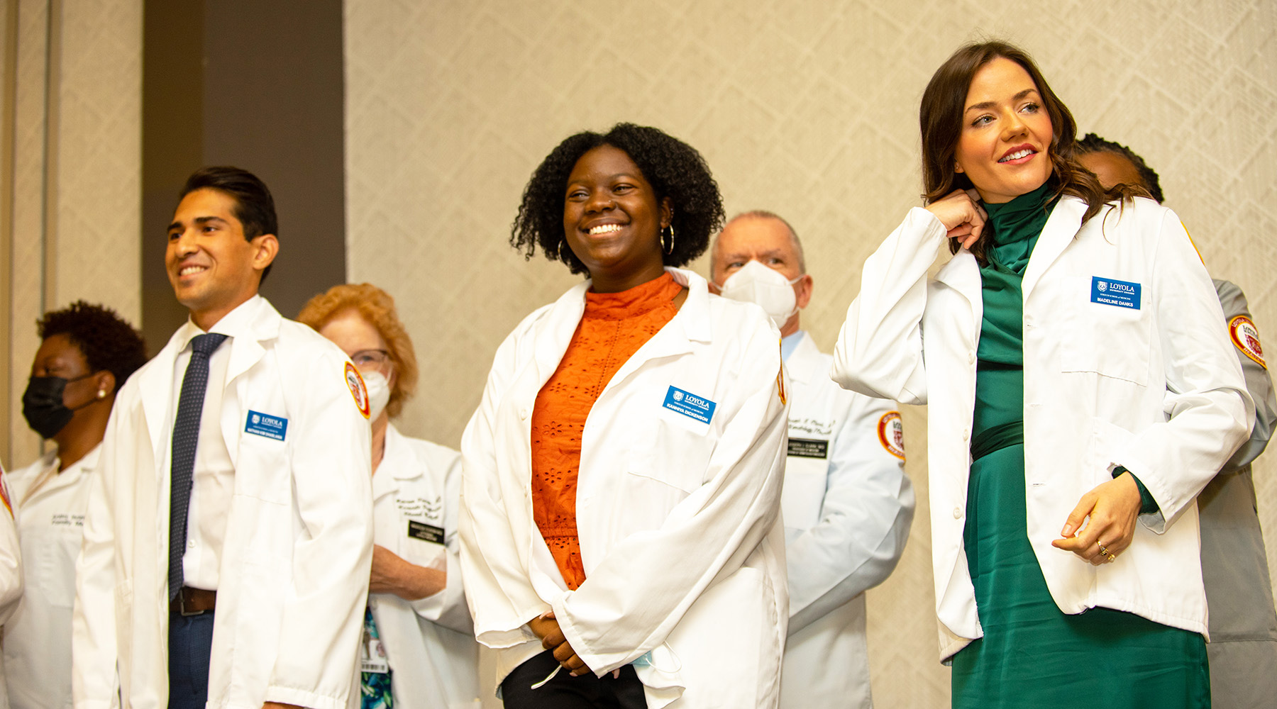 Class of 2026 dons their white coats
